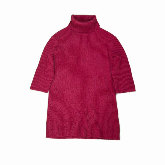 TSE Sweaters - TSE Luxury Cashmere Turtleneck Sweater In Fuchsia Size S